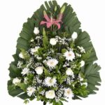 arreglo floral blanco