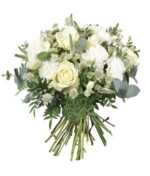 ramo de flores blancas con amor