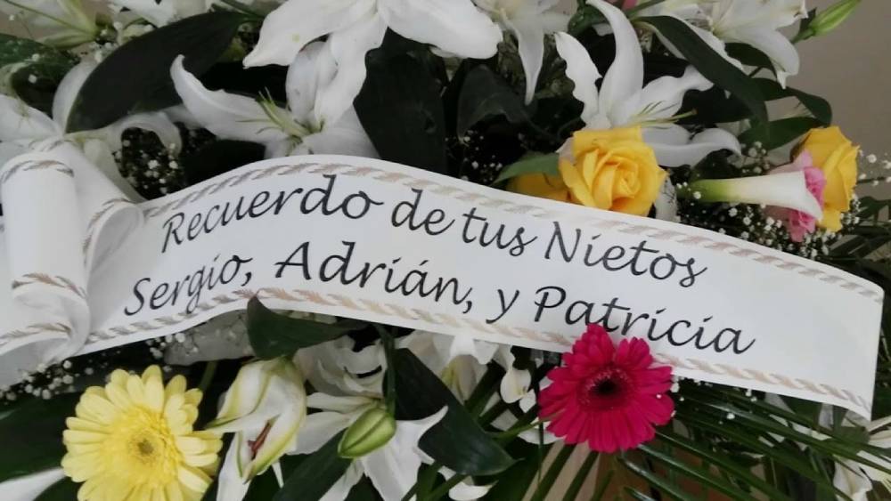 liston de corona funebre