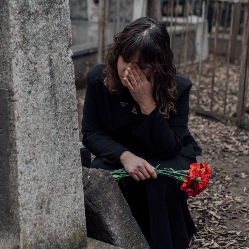 mujer llorando